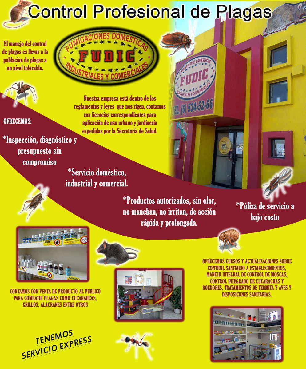 FUDIC Fumigaciones Domesticas Industriales y Comerciales