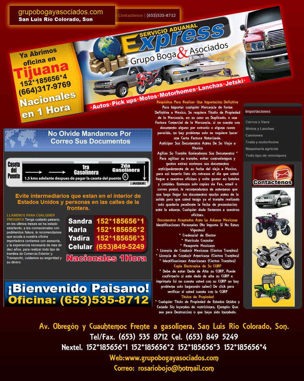 NACIONALES EXPRESS GRUPO BOGA Y ASOCIADOS