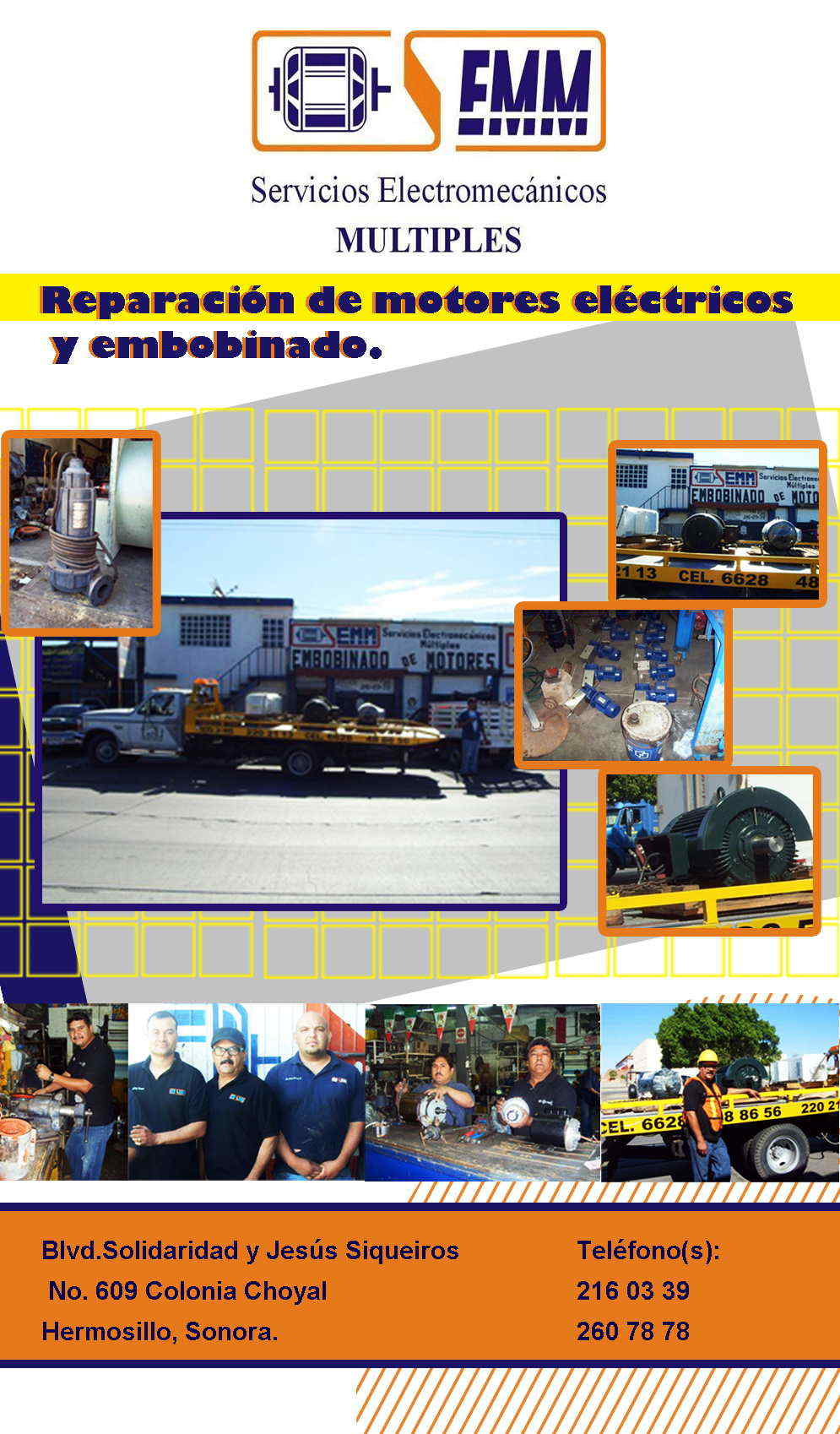SEMM  Reparación y Embobinado de Motores Eléctricos