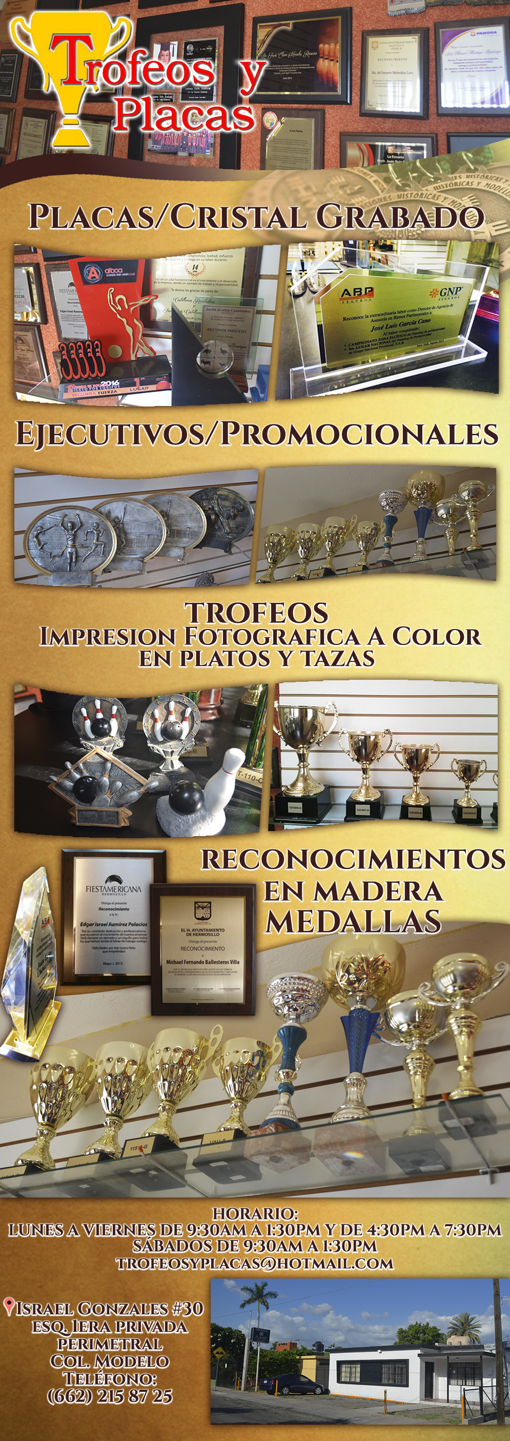 TROFEOS Y PLACAS