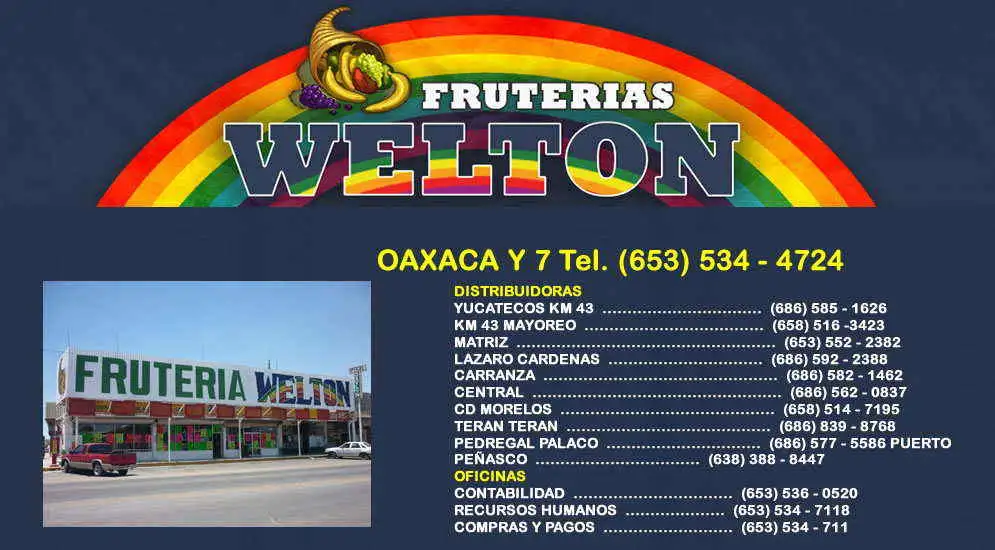 FRUTERIAS WELTON OAXACA Y 7