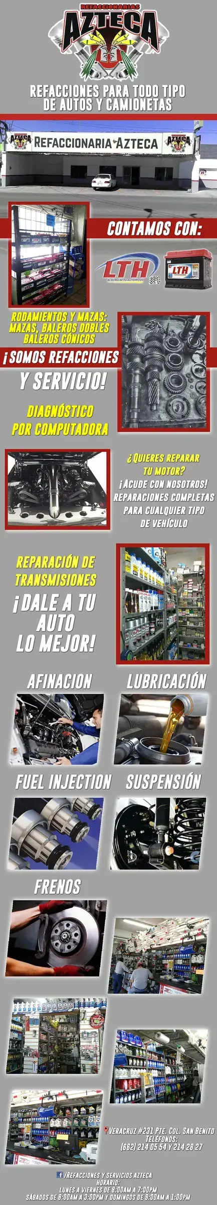 Refaccionaria AZTECA Matriz