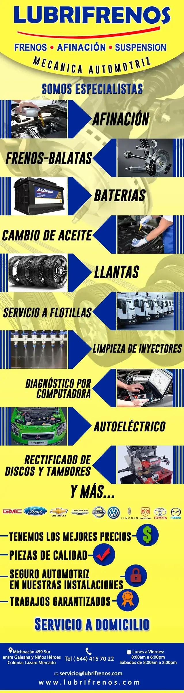TALLER LUBRIFRENOS