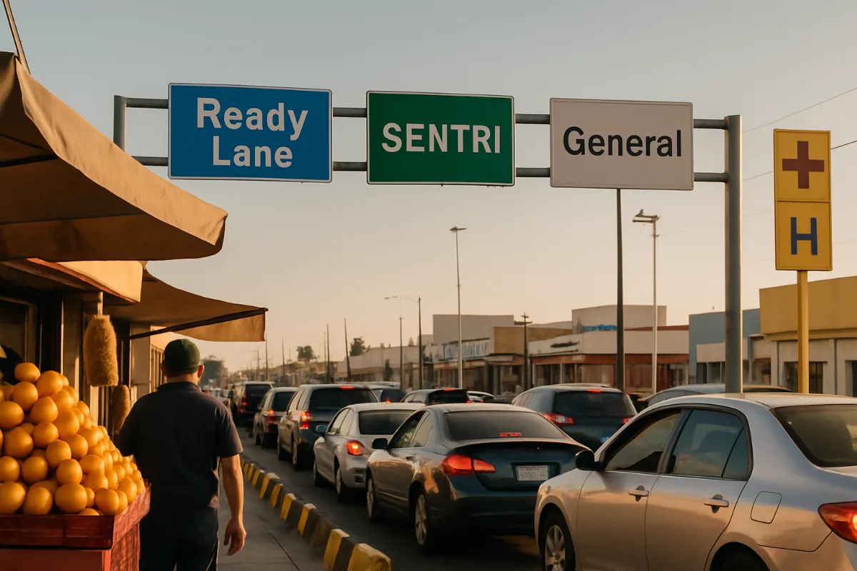 Ready Lane, SENTRI o carril general: ¿cuál te conviene más?